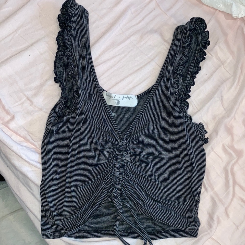 adorable Ruched LF crop top